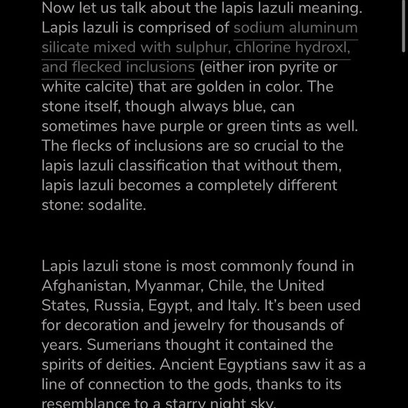 BOGO 🎃Natural Lapiz Heart-Shaped Pendant/ Charm - Picture 7 of 13